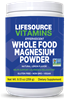 Whole Food Magnesium Powder- LEMON - 9.13 oz