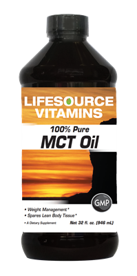 MCT Oil 100% Pure 32 oz - Liquid - Organic & Pure