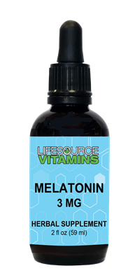 Melatonin -  3 mg - Raspberry-Vanilla - 2 fl oz - 59 servings