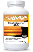 Men's Superior Multi  180 Softgels - Men Over 40 VALUE SIZE - 90 Day Supply