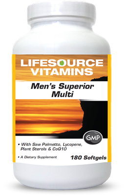 Men's Superior Multi  180 Softgels - Men Over 40 VALUE SIZE - 90 Day Supply