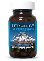 Men's Once Daily Multi - 30 Vegetarian Tablets - Whole Food Based