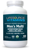 Men's Multi - Certified Organic Whole Food Based 60 Tablets