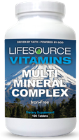 Multi Mineral Complex - Iron Free -100 Tablets