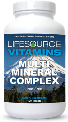 Multi Mineral Complex - Iron Free -100 Tablets