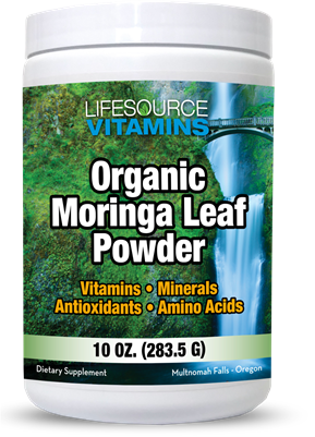 Organic Moringa Leaf Powder 10 oz - 56 Servings