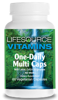 One Daily Multivitamin & Mineral Caps (Iron Free) - 60 Veg Capsules