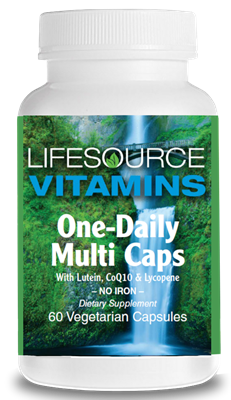 One Daily Multivitamin & Mineral Caps (Iron Free) - 60 Veg Capsules