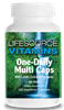 One Daily Multivitamin & Mineral Caps (Iron Free) - 120 Veg Capsules VALUE SIZE