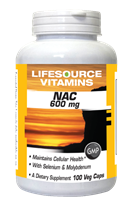 NAC - N-Acetyl Cysteine 600 mg - 100 Veg Caps