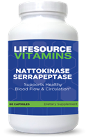 Nattokinase & Serrapeptase w/ Rutin - 60  Capsules