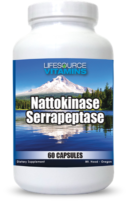 Nattokinase & Serrapeptase w/ Rutin - 60  Capsules