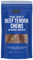 Natural Rapport - The Only BEEF Tendon Chews Dogs Need- 5 Chews