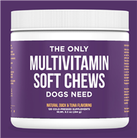 Natural Rapport - The Only MULTIVITAMIN Soft Chews Dogs Need - 120 Chews