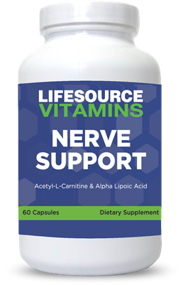 Nerve Support- Acetyl-L-Carnitine HCI & Alpha Lipoic Acid- 60 Capsules