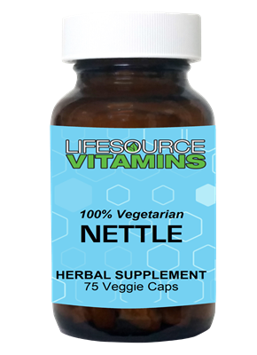 Nettle (Organic) 500 mg - 75 Veggie Capsules