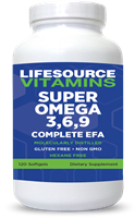 Super Omega 3-6-9 - Complete EFA - 120 Softgels