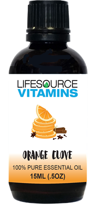 Orange Clove -  0.5 fl oz-  LifeSource Essential Oils