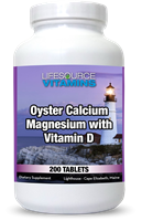 Calcium - Oyster Calcium w/ Mag & Vit D 200 Tabs VALUE SIZE