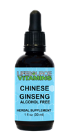 White Chinese Ginseng  - (Panax) - 333 mg -  Liquid Extract 1 fl. oz.