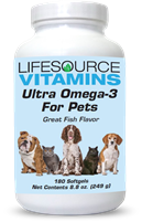 Ultra Omega-3 for Pets - 180 Softgels