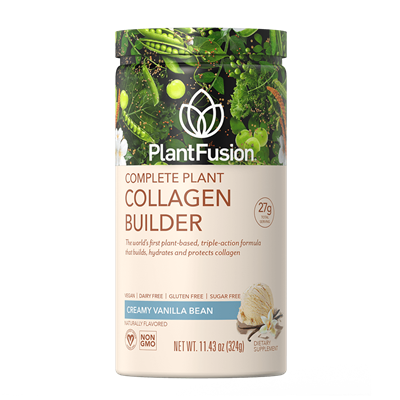 PlantFusion - Complete Collagen Builder - Vegan Collagen Peptides - Creamy Vanilla Bean