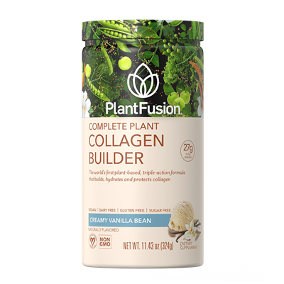 PlantFusion - Complete Collagen Builder - Vegan Collagen Peptides - Creamy Vanilla Bean