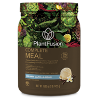 PlantFusion -Complete Meal- Vegan Meal Replacement Shake - Creamy Vanilla Bean - 1 lb