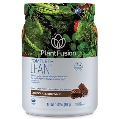 PlantFusion - Complete Lean - Vegan Protein Powder for Weight Loss - Chocolate Brownie