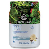 PlantFusion - Complete Lean - Vegan Protein Powder for Weight Loss - Creamy Vanilla Bean