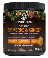 PlantFusion - TURMERIC & GINGER - FERMENTED SUPERFOOD POWDER BLEND 40.76 oz - 30 Servings