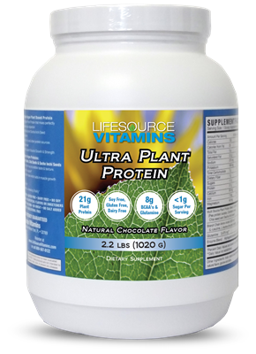 Ultra Plant Protein- Raw Vegan Plant Based Protein- Chocolate 2.2 lbs