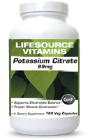 Potassium Citrate - 180 Capsules