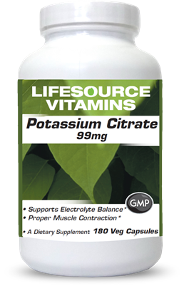 Potassium Citrate - 180 Capsules