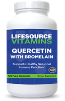 Quercetin 800 mg w/ Bromelain 165 mg- 120 Veg Capsules -60 Servings