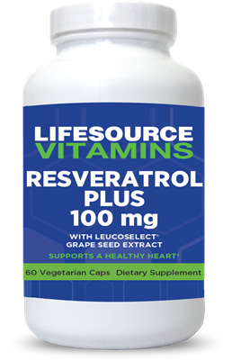 Resveratrol Plus 100 mg - 60 Vegetarian Capsules