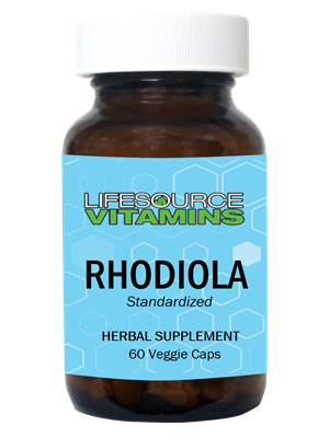 Rhodiola Root Extract 250 mg, 60 Veggie Caps