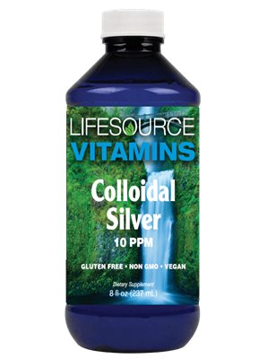 Colloidal Silver 10ppm - 50 mcg 8 fl oz