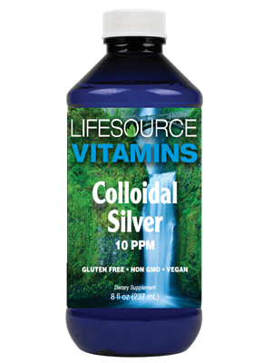 Colloidal Silver 10ppm - 50 mcg 8 fl oz