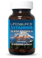 Sleep Formula Advanced - 50 Vegetarian Capsules - Melatonin Free