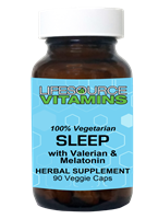 Sleep w/ Valerian & Melatonin - 90 Veggie Capsules