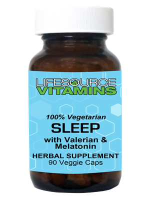 Sleep w/ Valerian & Melatonin - 90 Veggie Capsules