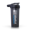 SportShaker USA -LifeSource Logo - 27oz -Shaker Cup -BLACK/Smoked