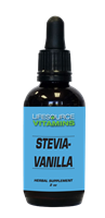 Stevia Extract Liquid (Vanilla)  2 fl. oz.- 290 Servings