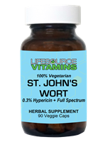 St. John's Wort 300 mg .3% Hypericin + Full Spectrum - 90 Veg caps