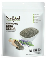 Sunfood Super Foods- Chia Seeds- 1lb- Organic -Raw