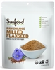 Sunfood Super Foods-Milled Flaxseed 1lb- Organic-Raw