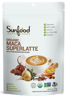 Sunfood Super Foods MACA SuperLatte Powder 6 oz- Organic