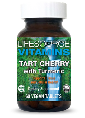 Tart Cherry w/Turmeric - 60 Vegan Tablets VALUE SIZE
