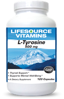 L-Tyrosine 500 mg - 120 Capsules